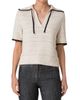 Akris punto Women's Scallop Trim Crochet-Knit Cotton Top - 3