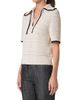 Akris punto Women's Scallop Trim Crochet-Knit Cotton Top - 4