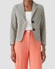 Akris punto Women's Seersucker Stripe Stretch-Cotton Blazer - 4