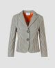 Akris punto Women's Seersucker Stripe Stretch-Cotton Blazer - 8