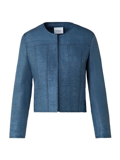 Akris punto Women's Silk Ottoman-Stitch Jacket