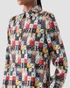 Akris punto Women's Small Dice-Print Wool Shirtdress - 5