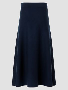 Akris punto Women's Stretch-Wool Midi Skirt