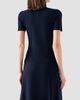 Akris punto Women's Stretch Wool Mock Turtleneck Top - 3