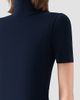 Akris punto Women's Stretch Wool Mock Turtleneck Top - 5