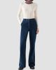 Akris punto Women's Stripe Mock Turtleneck Wool Sweater - 2
