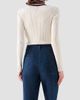 Akris punto Women's Stripe Mock Turtleneck Wool Sweater - 3