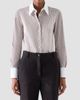 Akris punto Women's Stripe Stretch Cotton Poplin Shirt - 4