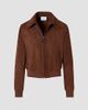 Akris punto Women's Suede Bomber Short Jacket - 1
