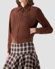 Akris punto Women's Suede Bomber Short Jacket - 4