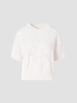Akris punto Women's Textured Knit Wool Sweater