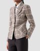 Akris punto Women's Tweed Check Wool-Blend Blazer - 6