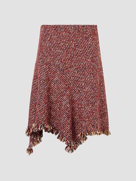 Akris punto Women's Tweed Handkerchief Skirt