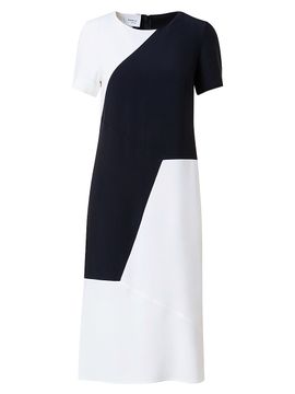 Akris punto Women's Two-Tone Midi-Dress