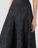 Akris punto Women's Washed Denim Asymmetric Midi Skirt - 4