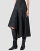 Akris punto Women's Washed Denim Asymmetric Midi Skirt - 5