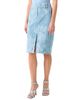 Akris punto Women's Washed Jacquard Denim Pencil Skirt - 3