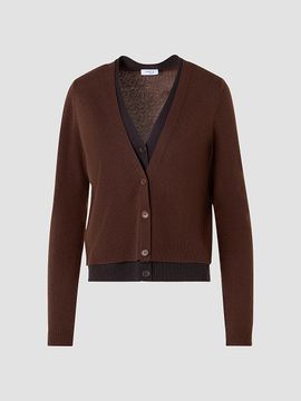 Akris punto Women's Wool-Cashmere V-Neck Cardigan