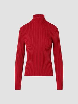 Akris punto Women's Wool Knit Turtleneck Sweater