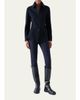 Akris punto Wool-Cashmere Zip-Front Blouse - 2