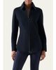 Akris punto Wool-Cashmere Zip-Front Blouse - 4