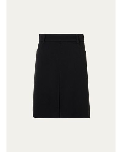 Akris punto Wool Mini Skirt
