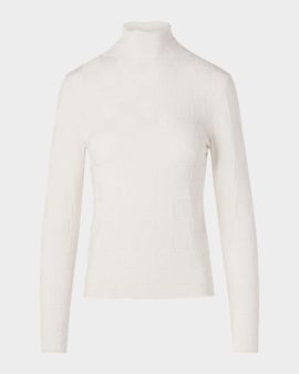 Akris punto Wool Textured Knit Sweater