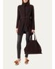 Akris Rib Mouline Cashmere-Silk Open Cardigan - 2
