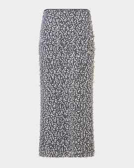 Akris Sequined Midi Tube Skirt