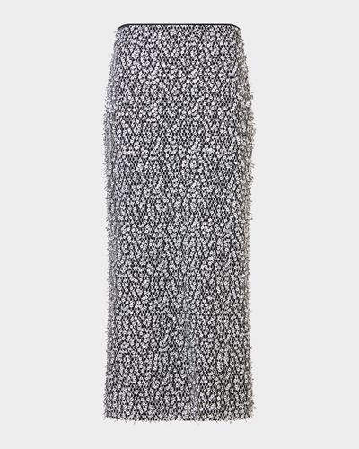 Akris Sequined Midi Tube Skirt