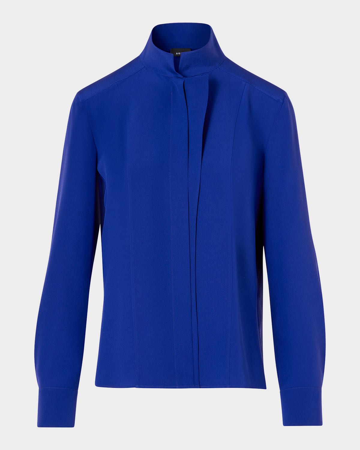 Akris Silk Crepe Asymmetric Blouse