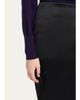 Akris Silk Satin Slit Midi Pencil Skirt - 5