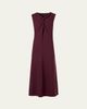 Akris Sleeveless Twisted Knot Wool Double-Face Midi Dress - 1