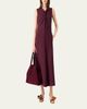 Akris Sleeveless Twisted Knot Wool Double-Face Midi Dress - 2