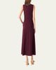 Akris Sleeveless Twisted Knot Wool Double-Face Midi Dress - 3