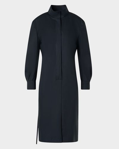 Akris Stretch Cotton Knee-Length Dress