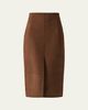 Akris Suede Midi Pencil Skirt - 1