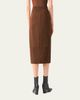 Akris Suede Midi Pencil Skirt - 2