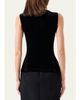 Akris Twisted Velvet Jersey Sleeveless Top - 3
