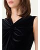 Akris Twisted Velvet Jersey Sleeveless Top - 5