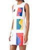 Akris Women's Abstract Leather Sheath Minidress - 3