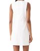 Akris Women's Abstract Leather Sheath Minidress - 4