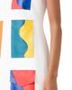 Akris Women's Abstract Leather Sheath Minidress - 5