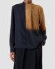 Akris Women's Abstract Print Silk Draped Blouse - 4