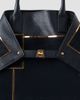 Akris Women's Ai Medium Metallic Patchwork Leather Top-Handle Bag - 3