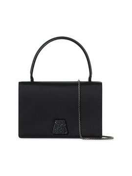Akris Women's Alice Crystal-Embellished Silk Top Handle Bag