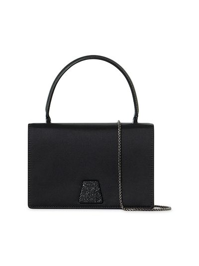 Akris Women's Alice Crystal-Embellished Silk Top Handle Bag