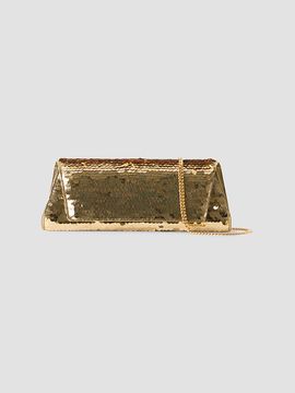 Akris Women's Anouk Small Sequin-Embellished Satin Convertible Clutch