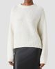 Akris Women's Cashmere-Silk Bouclé-Knit Crewneck Sweater - 4