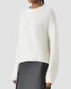 Akris Women's Cashmere-Silk Bouclé-Knit Crewneck Sweater - 6